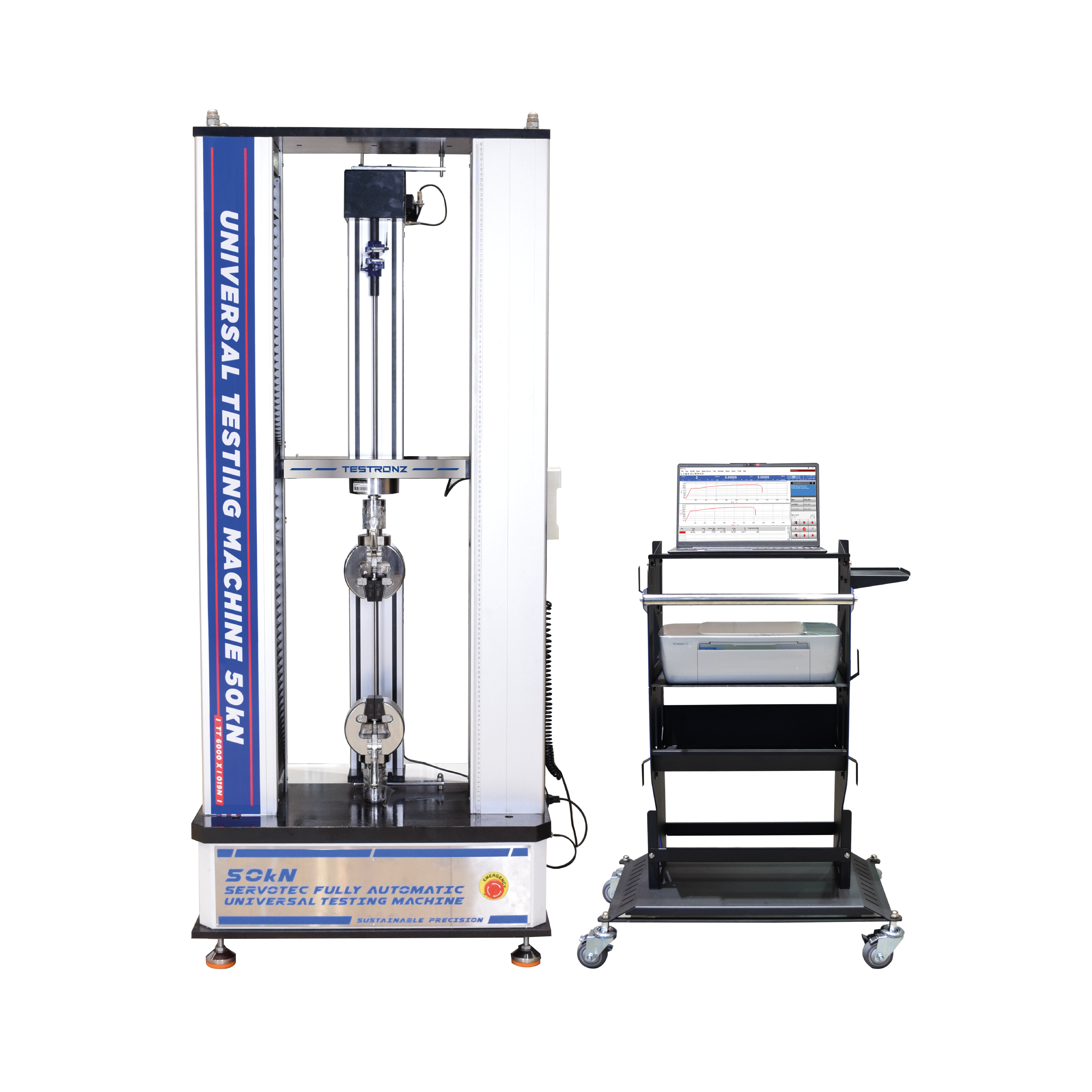 servotec fully automatic universal testing machine 50kN