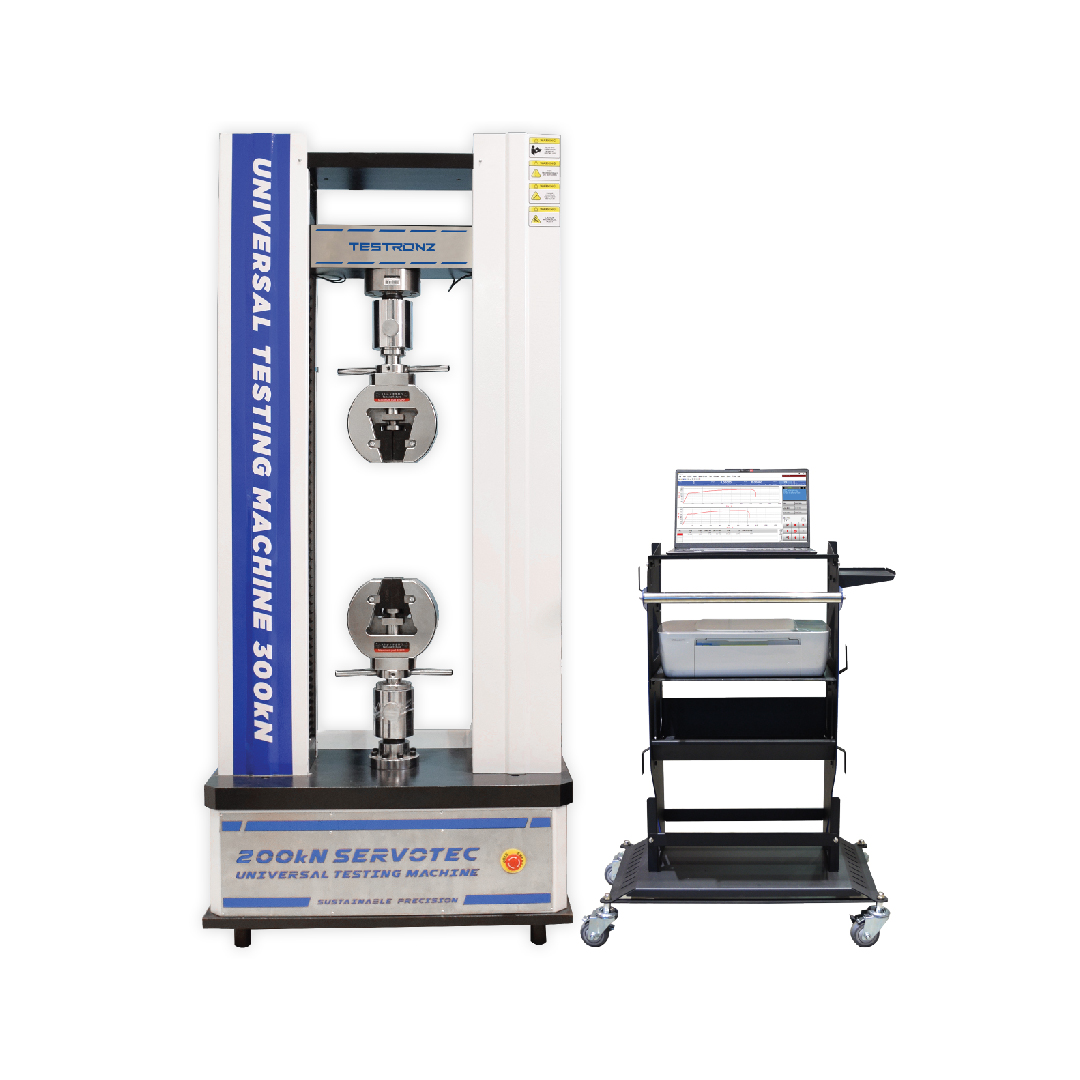 servotec fully automatic universal testing machine 300kN